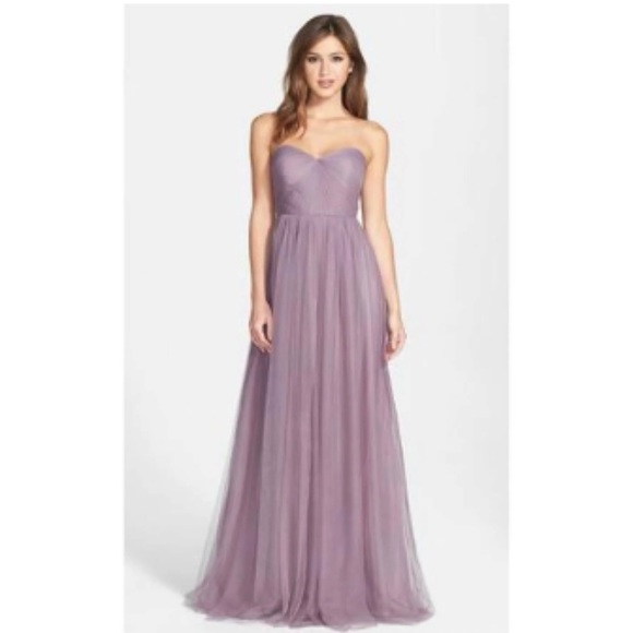 JENNY YOO Collection Convertible Anabelle Tulle Dress Lilac - Picture 2 of 3
